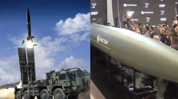Türkei präsentiert erste Hyperschallrakete Tayfun Block-4 mit 3.000 km Reichweite, über 6.000 km/h Geschwindigkeit und Präzision unter 5 Metern.