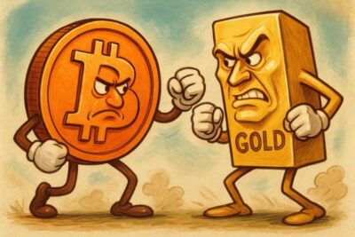Robert Kiyosaki sieht in Bitcoin ein überlegeneres Krisen-Asset als Gold. Eine Einordnung mit technischer Analyse, Marktvergleich und Systemkritik.