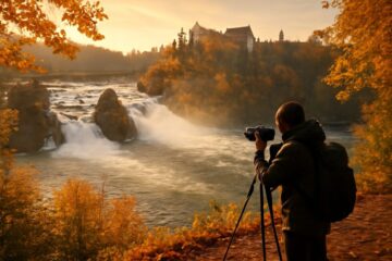 Warum gilt der Rheinfall bei Neuhausen am Rheinfall als Pflichtziel für Besucher aus Zürich im Herbst
