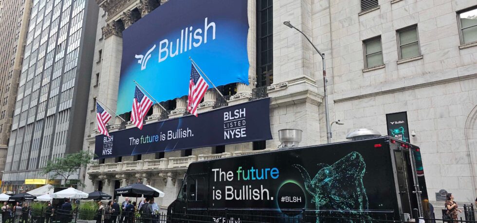 Bullish Börsengang: Starker Auftakt mit mehr als doppeltem IPO-Preis