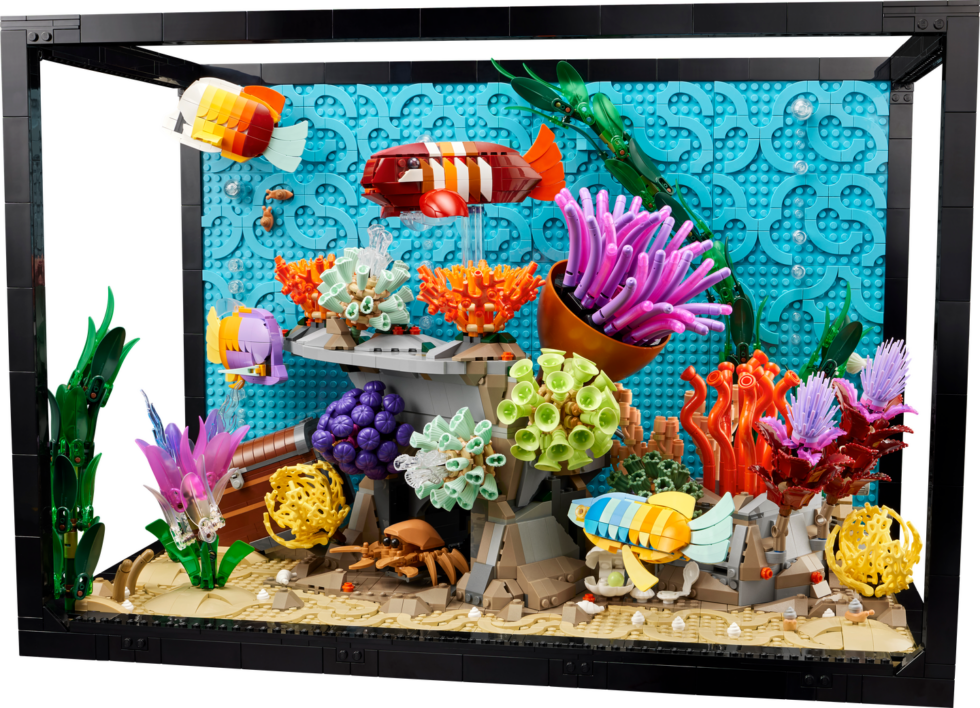 LEGO enthüllt das neue Icons Tropical Aquarium – luxuriöses Unterwasser-Set für Erwachsene (New LEGO® Icons Tropical Aquarium Building Set for Adults)