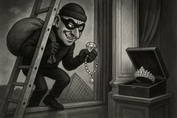 Ein beispielloser Raub im Pariser Louvre: Maskierte T&auml;ter entwenden Napoleons Juwelen aus der Galerie d&rsquo;Apollon. Ermittler sprechen von &bdquo;pr&auml;ziser Milit&auml;raktion&ldquo;.