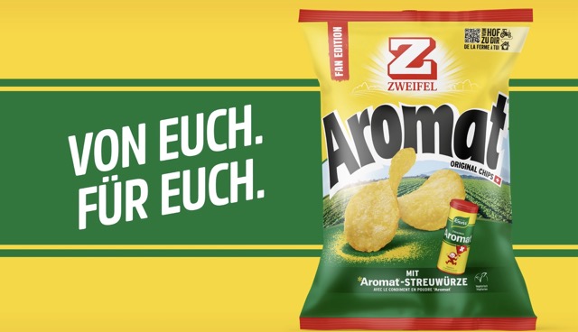 Zweifel reagiert auf den TikTok-Trend: Die neuen Aromat-Chips, entwickelt aus einer viralen Idee, kommen ab Dezember 2025 in die Schweizer Läden. Kooperation mit Unilever bestätigt.