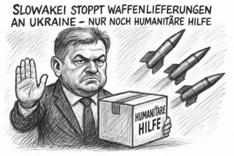 Verteidigungsminister Robert Kalinak bekräftigt: Bratislava schenkt der Ukraine keine Waffen mehr. Nur noch nicht-tödliche Pakete wie Energie- und Minenräumhilfe.