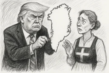 Die d&auml;nische Premierministerin Mette Frederiksen warnt, dass US-Pr&auml;sident Donald Trump erneut Interesse an Gr&ouml;nland zeigen k&ouml;nnte &ndash; die Gefahr politischer Einflussnahme bleibt.