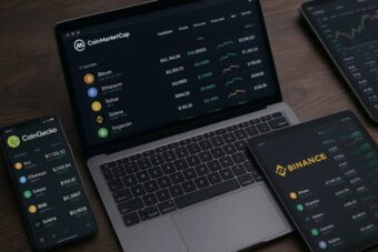 Erfahren Sie, wie Sie Kryptowährungskurse in Echtzeit verfolgen. Vergleich der besten Plattformen 2025: CMC, CoinGecko, Binance und mehr.