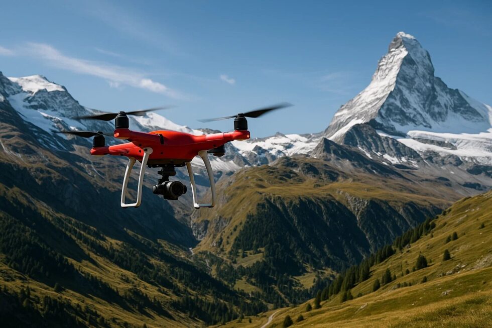 Drohnen für kritische Missionen erleben in der Schweiz einen Boom. Der U-Space macht alpine Flüge sicher. Fakten: 63 % der Dienste wurden 2023 exportiert.
