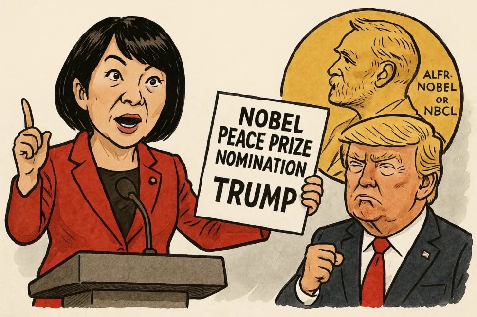 Japans Premierministerin Sanae Takaichi will Donald Trump für den Friedensnobelpreis nominieren. In Tokio lobte sie seine Friedenspolitik und betonte eine ruhigere Weltlage.