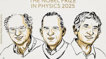 John Clarke, Michel Devoret und John Martinis gewinnen den Nobelpreis für Physik 2025 für das Quantentunneln und die Energiequantisierung in einem makroskopischen Schaltkreis.