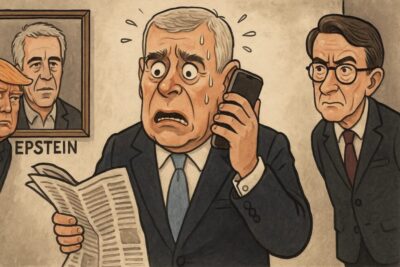 Neue Epstein-Akten enthüllen: Prinz Andrew reagierte alarmiert auf Presseanfragen 2011. Dokumente erwähnen auch Trump und Lord Mandelson im Zusammenhang mit Epstein.