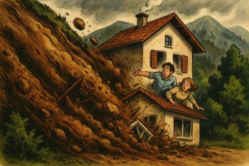 Erdrutsch in Maladers GR nahe Chur versch&uuml;ttet Anbau am Haus. Zwei Bewohner wurden gerettet, keine Verletzten. Stra&szlig;e zwei Stunden gesperrt. Ursache unklar.