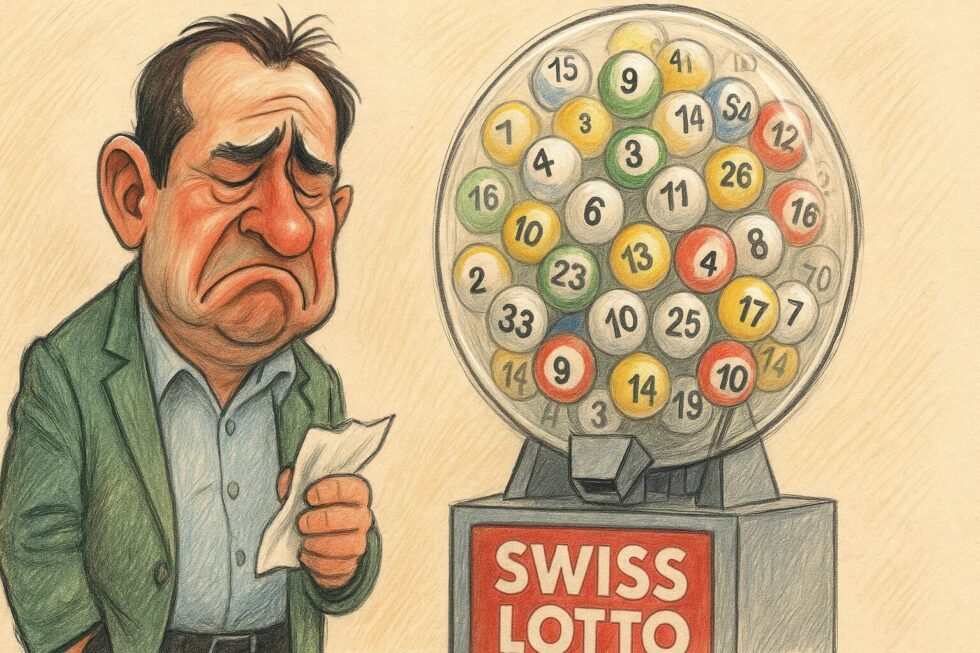 Der Swiss Lotto Jackpot wurde am Samstag nicht geknackt. Niemand tippte 2, 3, 11, 17, 21, 34 und Glückszahl 4. Für Mittwoch warten 40,8 Mio. Franken.