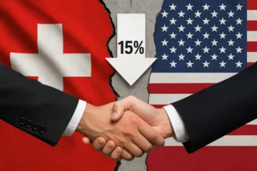 Die Schweiz erreicht mit den USA eine Zollsenkung auf 15 Prozent &ndash; ein wichtiger Schritt, aber mit hohem Preis f&uuml;r Bern: politisch unter Druck, rechtlich provisorisch und strategisch neu ausgerichtet.