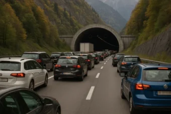 Aktuelle Stau-Lage am Gotthard-Tunnel am 1. November 2025. Warum es immer wieder zum Stillstand kommt, welche Alternativen es gibt und wann Sie am besten fahren sollten.