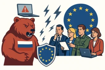 Europa diskutiert laut Politico erstmals aktive Gegenmaßnahmen auf Russlands hybride Angriffe, darunter Cyberaktionen, schnellere Attribution und NATO-Übungen.