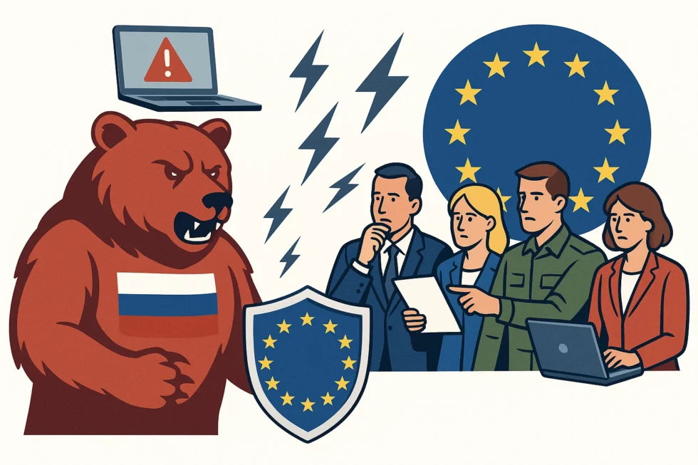 Europa diskutiert laut Politico erstmals aktive Gegenmaßnahmen auf Russlands hybride Angriffe, darunter Cyberaktionen, schnellere Attribution und NATO-Übungen.