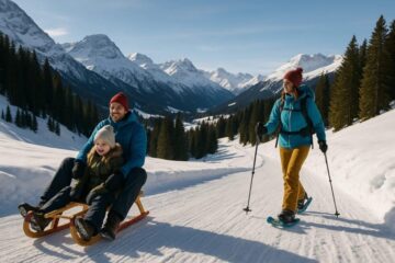 Rodeln und Schneeschuhwandern: Entdecken Sie die besten Winteraktivitäten für Nicht-Skifahrer in der Schweiz. Inklusive aktueller Preise, Kosten und Top-Strecken.