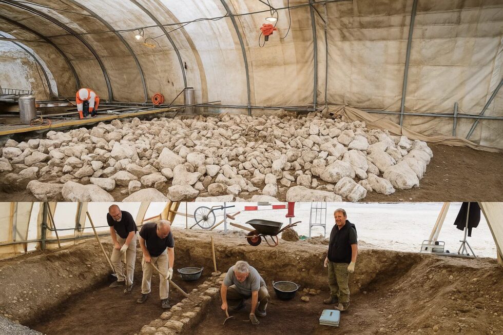 Im Kanton Freiburg (Grandvillard) wurde ein 2600 Jahre altes, zehn Meter großes Hügelgrab aus der frühen Eisenzeit freigelegt. Archäologen dokumentieren den Fund, um die Gesellschaftsstruktur um 600 v. Chr. zu verstehen.