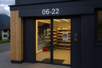 Der Kanton Wallis stoppt das 24/7-Konzept des digitalen Dorfladens in Guttet-Feschel. Trotz guter Zahlen muss der Laden um 20 Uhr schließen, da das Gesetz veraltet ist.