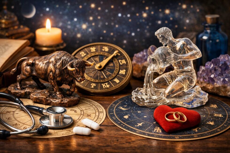 Erfahren Sie im Horoskop für den 1. Januar 2026 alles über die Beziehung zwischen Stier und Wassermann sowie Gesundheitstipps bei Magnetstürmen zum Neujahrstag.