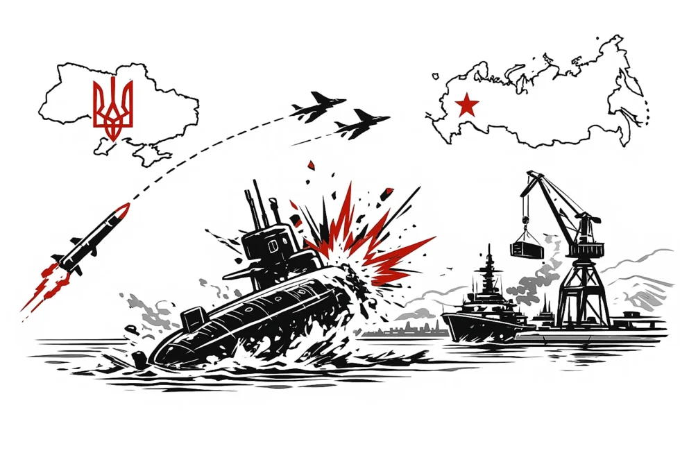 Ukraine zerstört russisches U-Boot: Der SBU meldet einen Drohnenangriff im Hafen von Noworossijsk. Russland bestreitet Schäden.