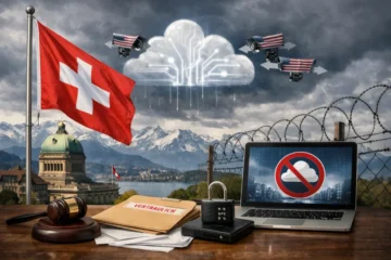 Schweizer Datensch&uuml;tzer empfehlen 2025 massive Einschr&auml;nkungen f&uuml;r US-Clouds in Beh&ouml;rden. Gr&uuml;nde sind Datenschutz, Cloud Act, fehlende Verschl&uuml;sselung und Kontrollverlust.