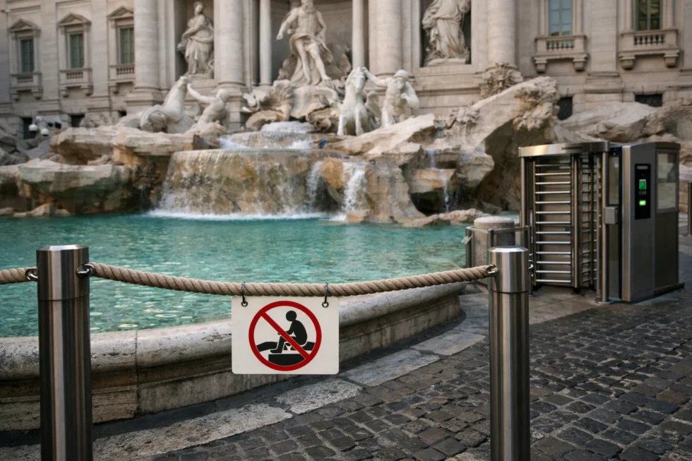 Was sich ab 1. Februar 2026 für Touristen in Italien am Trevi-Brunnen ändert