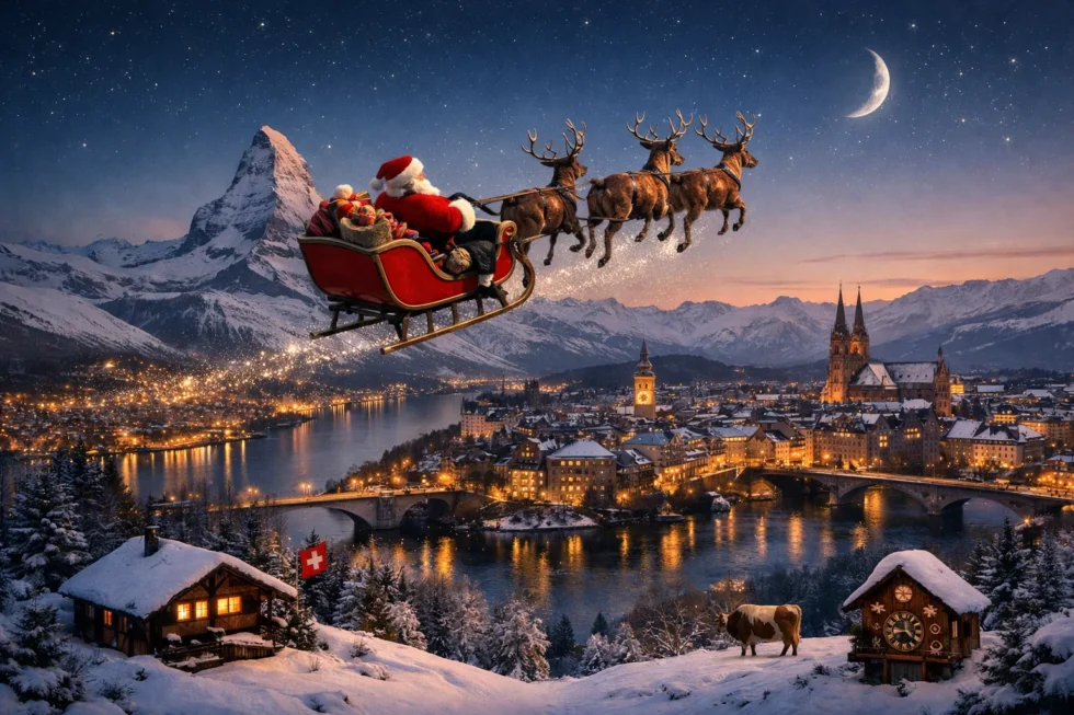 Der NORAD Santa Tracker 2025 zeigt live, wann der Samichlaus die Schweiz erreicht. Zeiten für alle Kantone, Erklärung der Militär-Technologie und die 70-jährige Tradition.