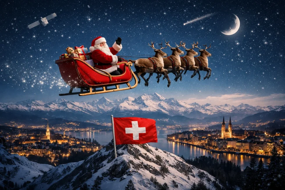 NORAD Santa Tracker 2025: Wann der Samichlaus Zürich, Bern, Basel und die ganze Schweiz erreicht