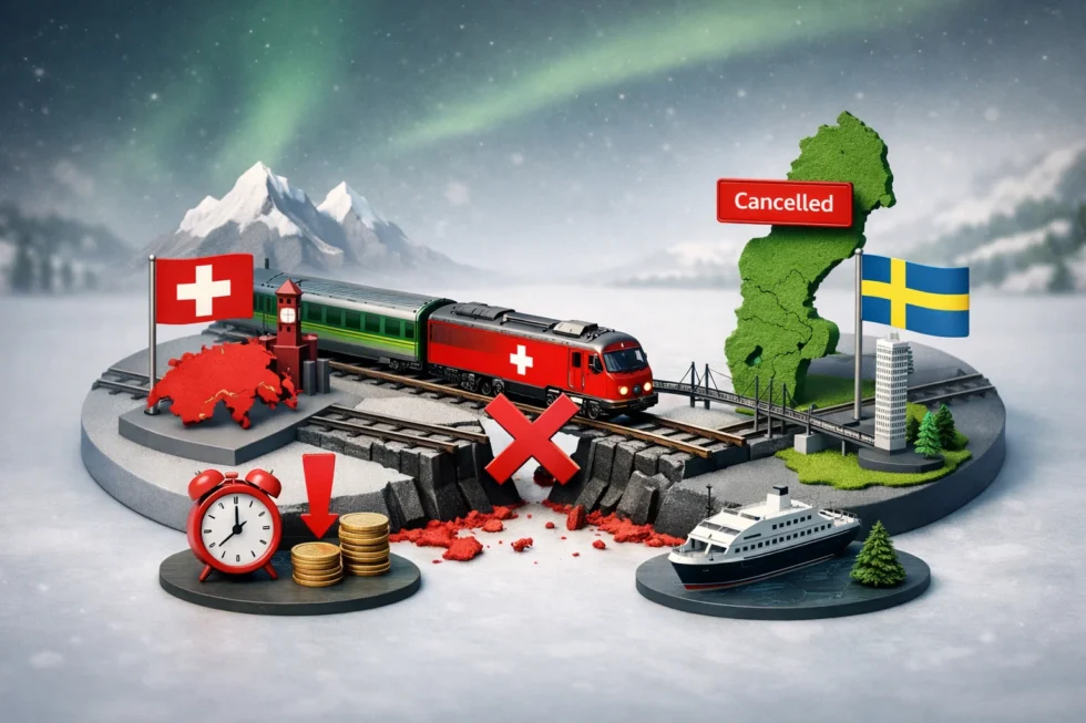 Schweizer Nachtzug nach Schweden 2026 gestrichen – warum die Verbindung Basel–Malmö scheitert