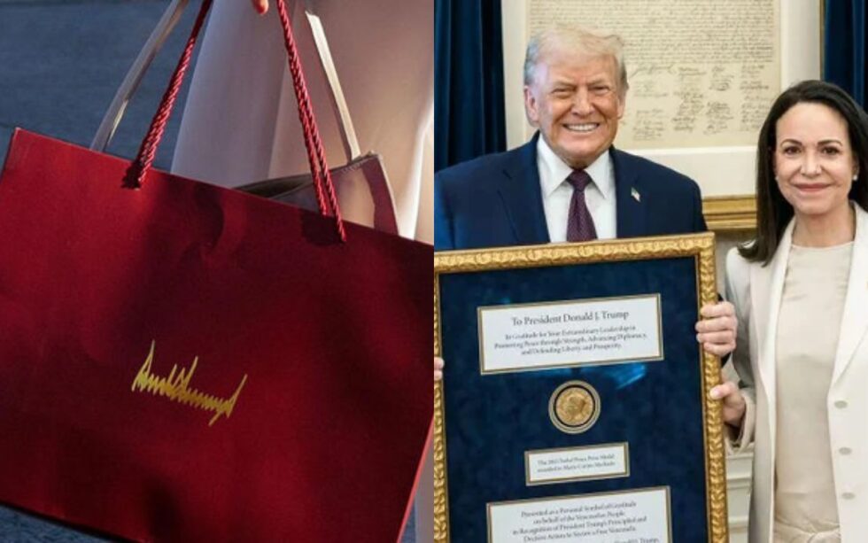 María Corina Machado überreicht Donald Trump ihren Friedensnobelpreis. Doch statt klarer US-Unterstützung erhält sie nur symbolische Gesten aus dem Weißen Haus.