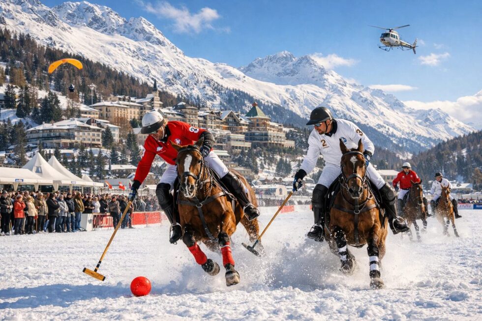 Vom 23.–25. Januar 2026 findet der Snow Polo World Cup in St. Moritz statt. Infos zu Tickets, Preisen und dem Programm des exklusiven Turniers auf Eis