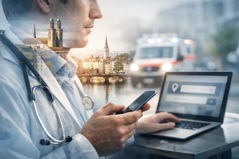 Suchen Sie einen Hausarzt in Zürich? Finden Sie hier Tipps zur schnellen Online-Buchung, Sprachfiltern und worauf Sie bei der Arztsuche in Zürich achten müssen