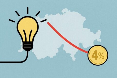 Strompreise in der Schweiz sinken zum 1. Januar 2026 um durchschnittlich 4%. Die ElCom meldet Entlastungen für Haushalte aufgrund stabilisierter Beschaffungskosten