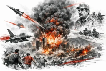 US-Angriffe auf Venezuela: Explosionen ersch&uuml;ttern Caracas, Pr&auml;sident Maduro verh&auml;ngt den Ausnahmezustand, w&auml;hrend Luftschl&auml;ge Milit&auml;rbasen, H&auml;fen und Infrastruktur im ganzen Land treffen.