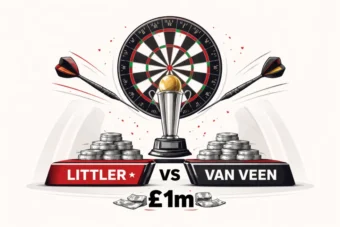 Darts-Finale heute aus London: Luke Littler trifft auf Gian van Veen um den ersten &pound;1-Million-Titel. Startzeit, Schweizer TV, Streaming und warum dieses Duell die Darts-Zukunft pr&auml;gt.