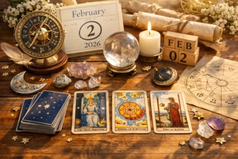 Tarot-Horoskop f&uuml;r den 2. Februar 2026: Tagesprognosen f&uuml;r alle Sternzeichen, Hinweise zu Gesundheit, magnetischer Aktivit&auml;t und Alltag.