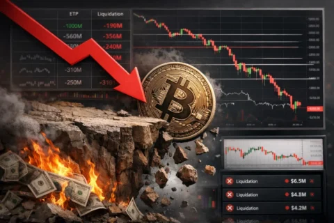 Bitcoin ist unter 76.000 Dollar gefallen und notiert auf dem tiefsten Stand seit April 2025. Die Analyse beleuchtet Marktstruktur, ETF-Abfl&uuml;sse, Liquidit&auml;t und Bedeutung f&uuml;r Investoren in der Schweiz.
