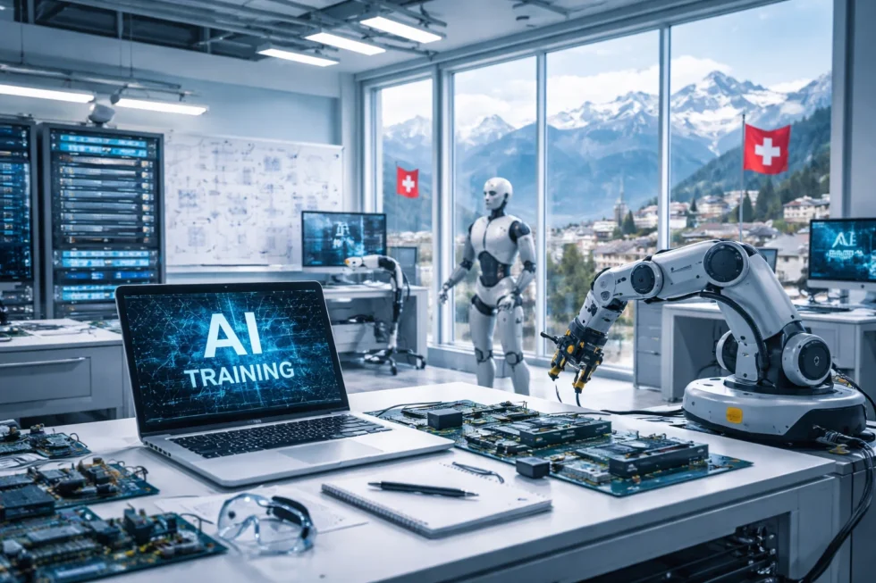 Schweiz startet neue Berufsausbildung zum KI-Spezialisten mit eidgen&ouml;ssischem Diplom. Fokus auf verantwortungsvolle KI-Nutzung und zukunftsorientierte Fachkr&auml;fte.