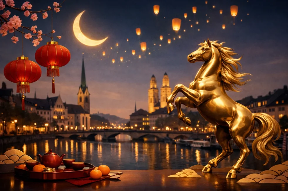 Das Chinesische Neujahr 2026 beginnt am 17. Februar. Wie Zürich das Lunar New Year begeht, was das Jahr des Pferdes bedeutet und warum das Fest kulturell an Bedeutung gewinnt.