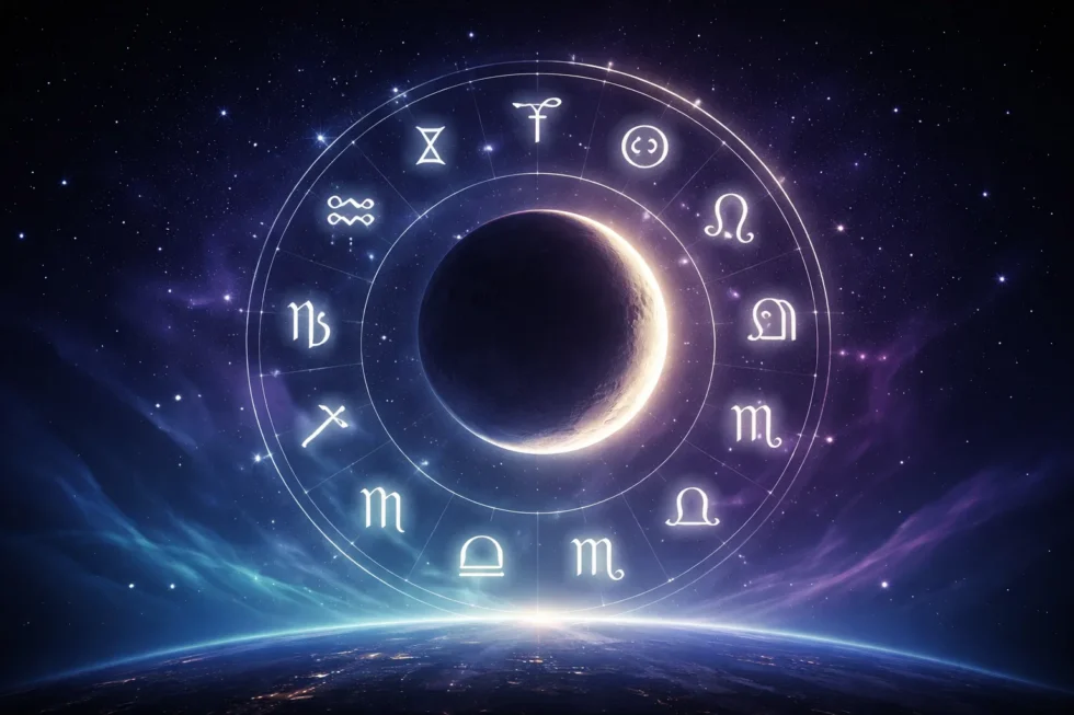 Horoskop heute, 18. Februar: keine starke Magnetsturm-Lage, Mond kurz nach Neumond, Hinweise zu Haarschnitt und Tagesdynamik.
