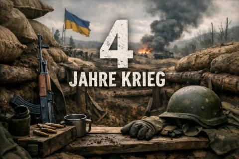 Vier Jahre Krieg in der Ukraine: Verluste, Energiekrise, Migration, Wirtschaft und internationale Hilfe im &Uuml;berblick mit aktuellen Zahlen 2026.