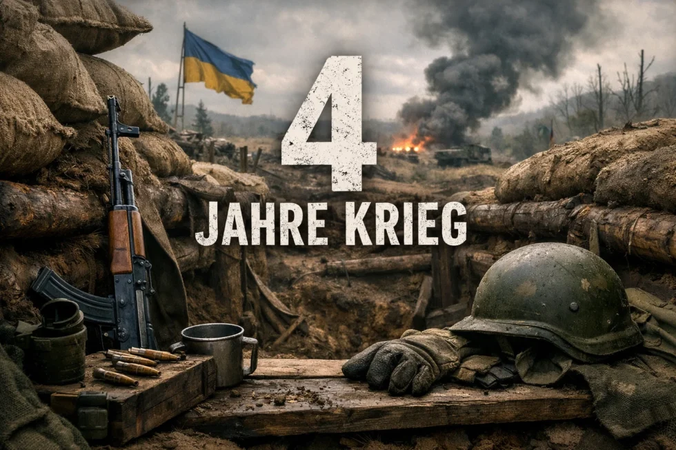 Vier Jahre Krieg in der Ukraine: Verluste, Energiekrise, Migration, Wirtschaft und internationale Hilfe im &Uuml;berblick mit aktuellen Zahlen 2026.