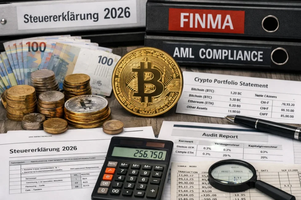 Bitcoin in der Schweiz 2026: Regeln, Steuern, Pflichten und Sicherheit f&uuml;r Anleger umfassend erkl&auml;rt. Tipps, Meldepflichten, Compliance und Steuerhinweise beachten.