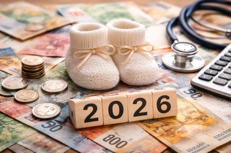 Kosten für Schwangerschaft und Geburt in der Schweiz 2026: Überblick über Spitalkosten, Versicherungspflicht, Zusatzversicherungen, mögliche Ausgaben und reale Zahlen für werdende Eltern.