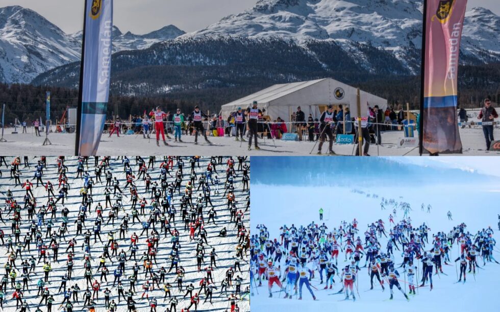 Alles zur Engadin Marathonwoche 2026 (28. Feb – 8. März). Fakten zum Skimarathon, Frauenlauf, Nachtlauf, Verkehrssperren, Hotelpreisen und Logistik-Tipps