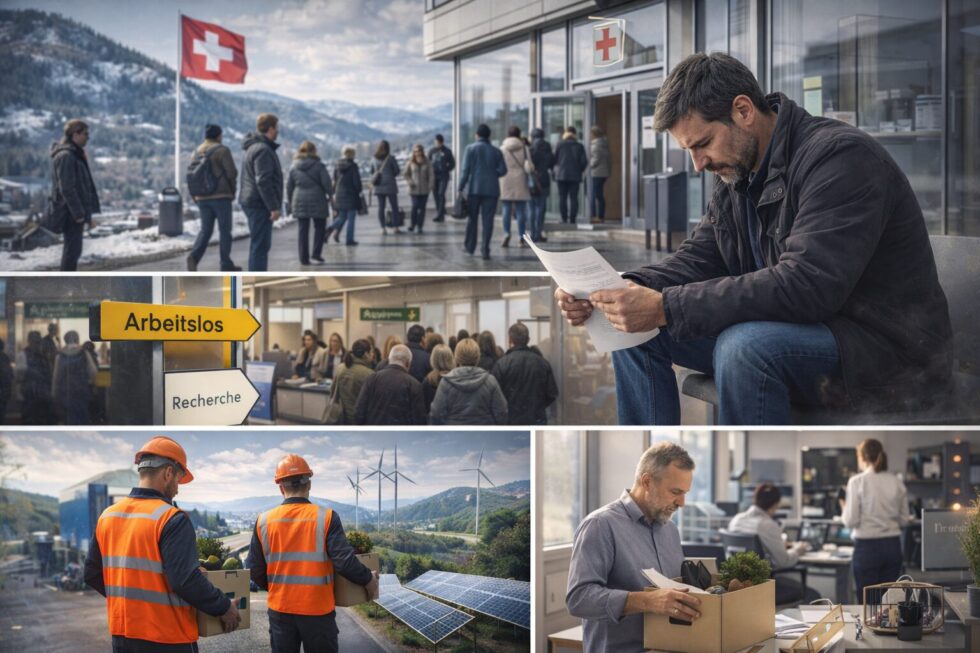 Arbeitslosigkeit in der Schweiz steigt im Januar 2026 auf 3,2 %. Kanton Jura führt mit 5,5 % die Negativliste an, während Zürich und Bern stabil bleiben. Analyse & Daten