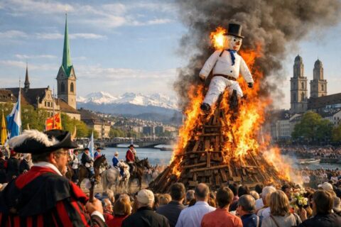 Erleben Sie das Sechsel&auml;uten 2026 in Z&uuml;rich: Alles &uuml;ber die B&ouml;&ouml;gg-Verbrennung, die Wetterprognose des Schneemanns und die Zunfttraditionen. Tipps f&uuml;r Besucher & aktuelle Fakten zum Event