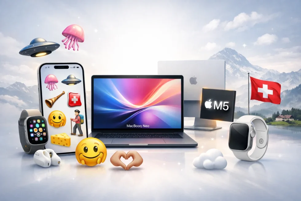 Apple neue Emojis, iOS 26.4, MacBook Neo und M5-Macs: Alle Fakten zum Update im März 2026 und was Zürcher sowie Schweizer Apple-Nutzer jetzt wissen sollten.