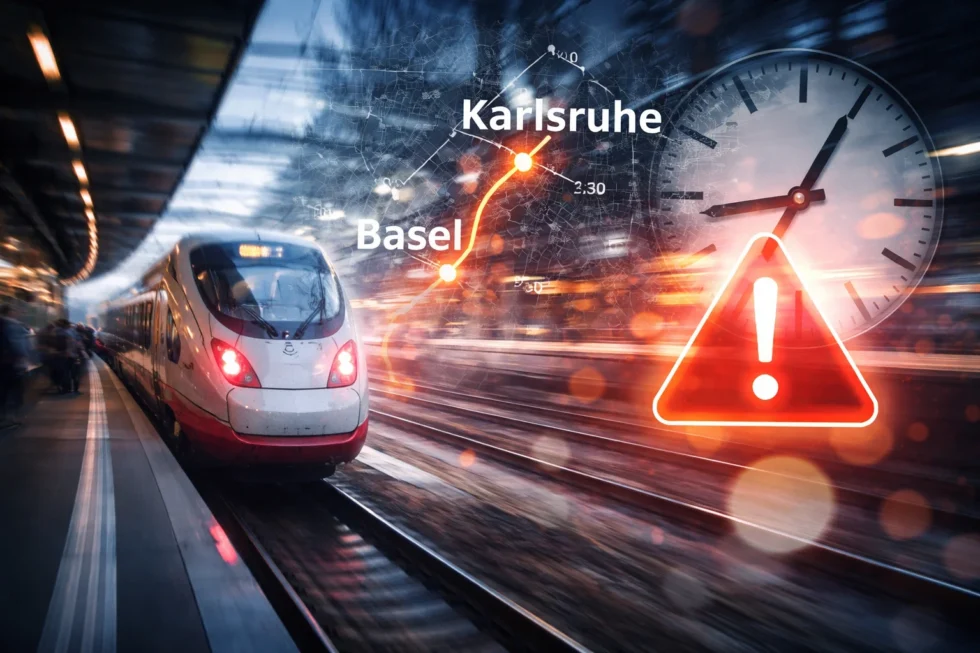 Zugausfall Basel Karlsruhe April 2026: Dauer & Verspätung